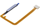 Lector de huella dactilar violeta claro para Samsung Galaxy A07 4G (A075) con cable flex. Repuesto sensor.