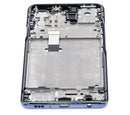 Pantalla refurbished negra para LG Q92 5G / Q920 con frame, lista para repuesto y reparación.