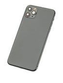 Tapa trasera para iPhone 11 Pro Max con componentes pequeños pre-instalados (Verde Medianoche)
