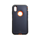 Estuche  Defender Negro / Naranja - IPHONE XS MAX (6.5)