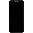 Pantalla OLED refurbished negra con marco para Honor Magic 6 Pro, repuesto para reparación display.