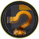 Pantalla LCD amarilla con marco para Garmin Forerunner 255 (2022), repuesto premium para reparación de display.