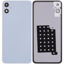 Tapa trasera plateada para Samsung Galaxy A05 4G (A055) con lente de cámara integrada, repuesto de reparación.