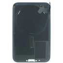 Tapa trasera plateada para iPhone 17 Pro Max, con MagSafe, NFC y logotipo Apple. Ideal para reparación.