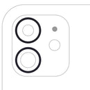 Aro de bezel negro para cámara trasera de iPhone 11, 12, 12 Mini, modelos A2111, A2172.