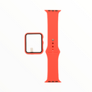 Pulsera + Bumper Con Protector De Pantalla Para  Apple Watch 38 Mm Color Rojo