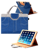 Funda smart work bag estilo azul royal jean para iPad 5 (2017), iPad 6 (2018), Air 1, Air 2, Pro 9.7 en Xela Quetzaltenango.
