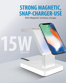 Encuentra la mejor estación de carga inalámbrica Magsafe 3 en 1 de Brookstone en Quetzaltenango.