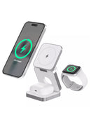 Encuentra el cargador 3 en 1 plegable Magsafe Brookstone en color blanco en Quetzaltenango.