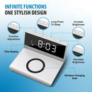 Reloj despertador con carga inalambrica Brookstone (WHITE)