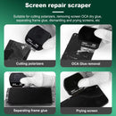 Espátula magnética doble cara BEST 80A para quitar pegamento de pantallas LCD.