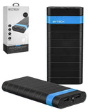 Batería dual USB A Bytech de 8000mAh en color negro ideal para recargar dispositivos móviles en Quetzaltenango.