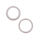 Aro de cámara trasera Starlight para iPhone 14 / 14 Plus (A2649, A2881), repuesto original Apple.