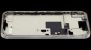 Chasis medio iPhone 16 Pro Max de titanio natural usado, con pequeñas piezas, ideal para reparación de Apple.