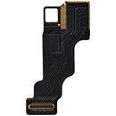 Cable flex JCID Face ID para iPhone 15, 2da generación, con puntos de soldadura visibles para reparación.