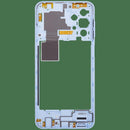 Marco medio azul para Samsung Galaxy A23 (A235 / 2022) disponible en Xela Quetzaltenango, ideal para reparaciones y cambio de componentes.