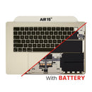 Encuentra la tapa superior con teclado y batería para MacBook Air 15 en Quetzaltenango, Xela al mejor precio en nuestro taller de reparaciones autorizado.