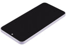 Pantalla OLED Refurbished Samsung Galaxy A37 5G Light Violet con marco, repuesto para reparación de pantalla rota.