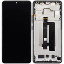 Pantalla refurbished Xiaomi Poco X6 Pro con marco amarillo, lista para reparación y cambio de display LCD.