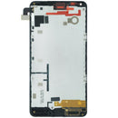 Pantalla LCD original Microsoft Lumia 640 RM-1072 negra para reemplazo de display roto.