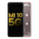 Encuentra en Xela Quetzaltenango una pantalla OLED refurbished con marco para Xiaomi Mi 10 5G en color oro melocotón.