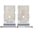 Bandeja dual SIM plateada para Samsung Galaxy S26 Plus S947, repuesto original.