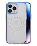 Encuentra en Xela Quetzaltenango el estuche delgado Slim Trance Octave iPhone 14 Pro Max MagSafe en Azul/Lila para proteger tu dispositivo con estilo.
