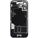 Tapa trasera blanca usada para iPhone 17, vidrio trasero A3258, pieza de repuesto para reparación.