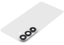 Tapa trasera blanca de vidrio para Samsung Galaxy S26 con lente de cámara, repuesto para reparación.