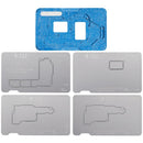 Plataforma reballing XZZ para iPhone X-17 Pro Max, herramienta de reparación de placa BGA.