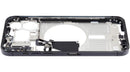 Tapa trasera original iPhone 15 Pro Max A2849, titanio negro, grado C, repuesto OEM.