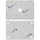 Piel 2 en 1 (superior e inferior) para Macbook Pro 13" Retina (A1502 / 2015) (Plata)