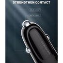 Cargador de auto LDNIO C510Q PD QC3.0 Dual USB A+C con cable USB A-L Non-MFI (3ft) (36W)