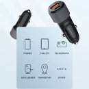 Cargador de auto LDNIO C510Q PD QC3.0 Dual USB A+C con cable USB A-L Non-MFI (3ft) (36W)