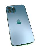 iPhone 12 Pro seminuevo azul, 128GB, con batería al 100%, grado 1, libre de fábrica.
