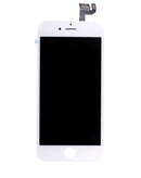 Pantalla LCD blanca para iPhone 6S (A1688) con cámara frontal, sensor de proximidad y auricular.