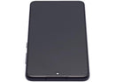 Pantalla OLED de repuesto para Samsung Galaxy S21 FE 5G en grafito, con marco, 120Hz, ideal para reparación.