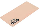 Tapa trasera color durazno para Samsung Galaxy A33 5G (A336) con lente de cámara, repuesto original.