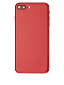 Tapa trasera para iPhone 8 Plus con componentes pequenos preinstalados (Usado Original Grado A) (Rojo)
