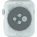 Carcasa plateada de aluminio para Apple Watch Series 3 de 42mm (A1861, A1891, A1892) celular, grado A.