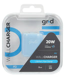 Cargador de pared Grid Charge 20w, USB-C, PD Azul en Quetzaltenango.