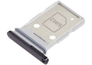 Bandeja dual SIM negra para Samsung Galaxy S26 (SM-S942B), repuesto esencial para tu móvil.
