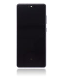 Pantalla OLED con marco para Samsung Galaxy S20 FE 4G / 5G (Cloud Navy)