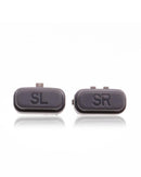 Botones SR y SL para controlador Nintendo Switch Joy Con (juego de 2 piezas) (Negro)