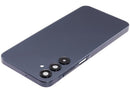 Tapa trasera azul medianoche para Samsung Galaxy A16 4G/5G, con lente de cámara A165/A166, repuesto sin logo.
