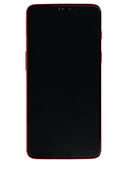 Pantalla OLED con marco para OnePlus 6 en color Amber Red disponible en Xela Quetzaltenango.