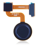 Lector de huella dactilar azul para LG V30/V35 ThinQ, con cable flexible para reparación.