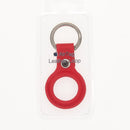 Estuche  CUERO abierto  ROJO  AIRTAG