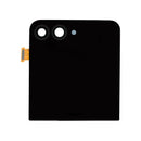 Pantalla outer OLED original Samsung Galaxy Z Flip 6 5G negra, repuesto service pack SM-F741B para reparación.