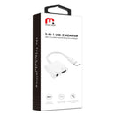 MYBAT PRO ADAPTADOR DE AUDIO TIPO C A AUXILIAR 3.5MM BLANCO